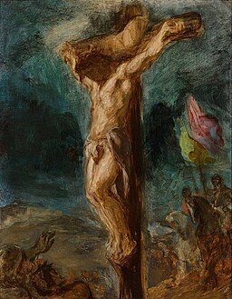 Eugène Delacroix Christ on the Cross (sketch) 1845