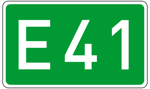 File:European Road 41 number DE.svg