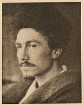 Ezra Pound by Alvin Langdon Coburn, 1913, collotype photograph, from the National Portrait Gallery - NPG-NPG 78 14Pound-000001.jpg