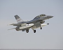 The U.S. Air Force's F-16D Automatic Collision avoidance Technology (ACAT) aircraft F-16D ACAT Aircraft.jpg