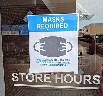 Face Masks are Still Required, Covid-19 sign