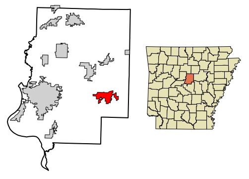 File:Faulkner County Arkansas Incorporated and Unincorporated areas Vilonia Highlighted 0571960.svg