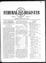 Thumbnail for File:Federal Register 1948-06-10- Vol 13 Iss 113 (IA sim federal-register-find 1948-06-10 13 113).pdf