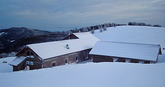 La ferme reconstruite en 2015.