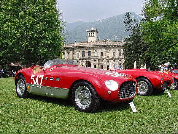 Ferrari won the championship with its 340 MM (pictured) and 375 MM models