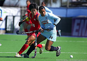 Field Hockey India versus Japan Womens World Cup 2010.jpg