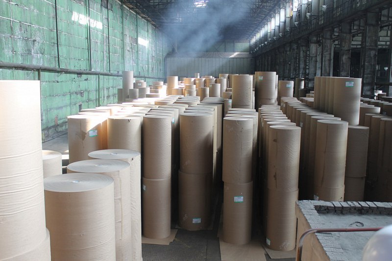 File:Finished goods warehouse. Selenginsky Pulp and Cardboard Plant.jpg