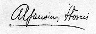 Signature de Alfonsina Storni