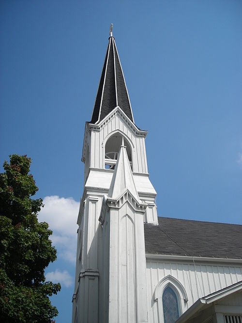 The First Church of Lombard is listed on the National Register of Historic Places.