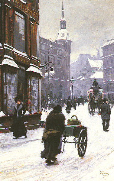 377px-Fischer_Paul_(Danish)_1860_to_1934_A_Street_Scene_In_Winter,_Copenhagen_SND_1901.jpg (377Ã599)