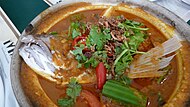 Fish head curry peranakan in Singapore