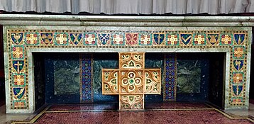 Altar designed by Louis Tiffany at the Fourth Universalist Society in the City of New York.