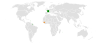 Location map for France and Guinea.