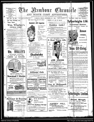 <i>Nambour Chronicle and North Coast Advertiser</i> Former newspaper in Queensland, Australia