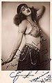 Göta Ljungberg um 1924 in London als Salome; von der Künstlerin 1928 signiert; Nummer 6423