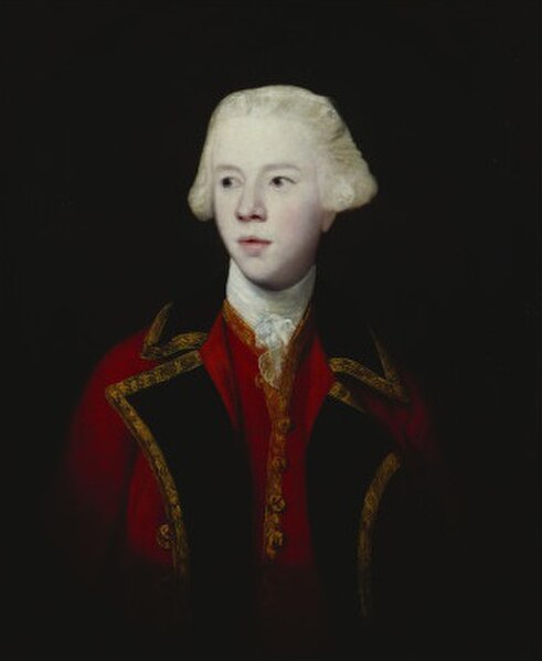 George Augustus, 3rd Viscount Howe, Half-Length, Wearing the Uniform of the 55th Foot, by Sir Joshua Reynolds