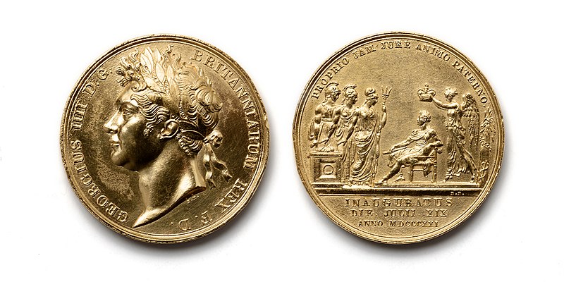 File:George IV Coronation Medal, 1821 (40420956272).jpg