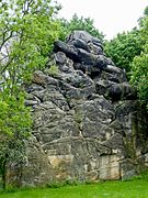 Klusfelsen am Petersberg in Goslar