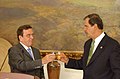 Gerhard Schröder + Vicente Fox