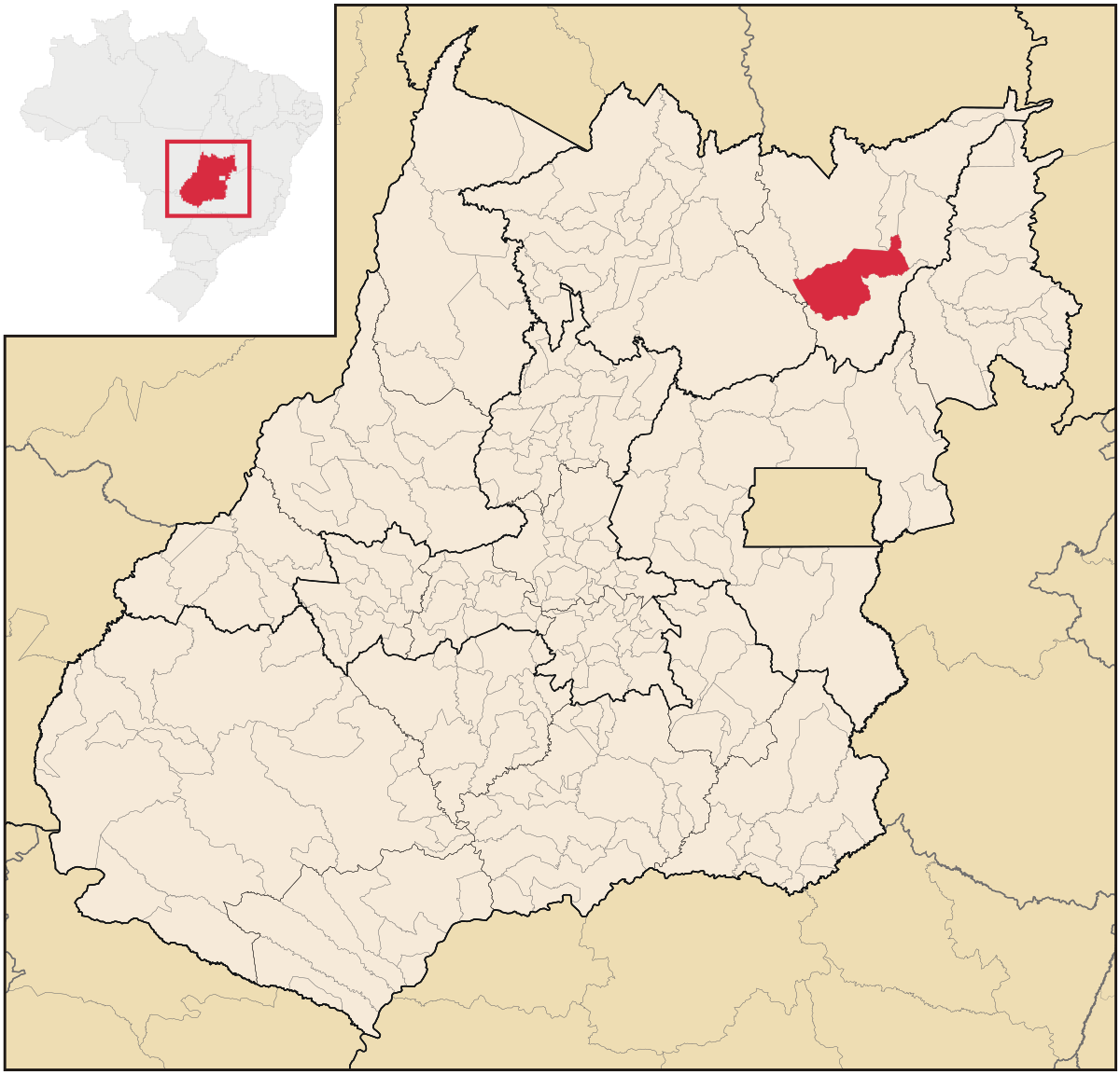 goias carte du bresil