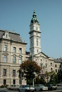 gyor tourist map