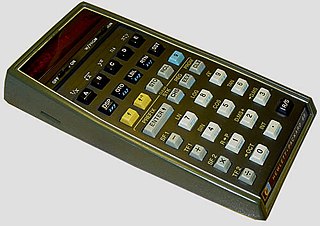 HP-65 Programmable handheld calculator with magnetic card reader