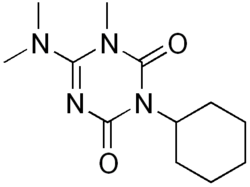 Strukturformel von Hexazinon
