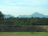 Hills from Vattakottai Fort