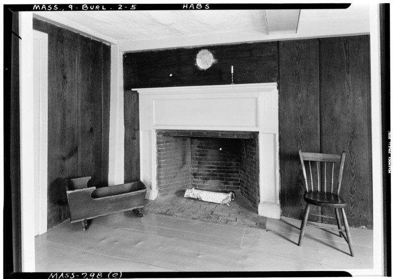 File:Historic American Buildings Survey Arthur C. Haskell, Photographer Nov. 12, 1936 (e) INT.- EAST WALL, SOUTHWEST ROOM, FIRST FLOOR - Francis Wyman House, Francis Wyman Road, HABS MASS,9-BURL,2-5.tif