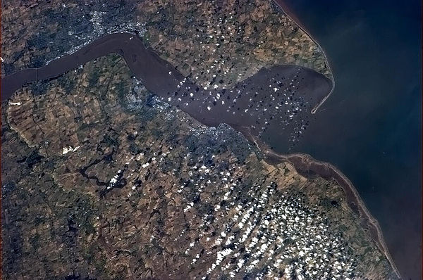 The Humber from the International Space Station