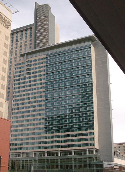 File:Hyatt Regency Denver seen from the Colorado Convention Center deck.JPG