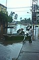 Boot im überfluteten Hoi An