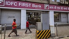 A branch of IDFC First Bank in Prabhadevi, Mumbai IDFC First Bank Prabhadevi Branch.jpg