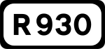 Straßenschild R930}}