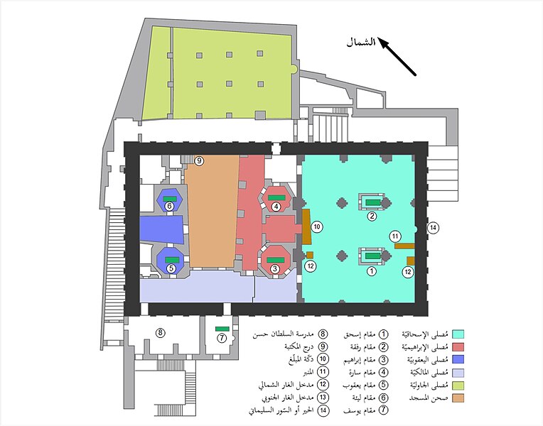  المهرجان التاريخى [ الحرم الإبراهيمي، الخليل ] 764px-Ibrahimi_Mosque_Drawing