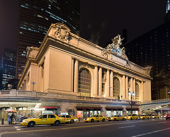Grand Central Terminal,  New York City,  by Reed and Stem and Warren and Wetmore, 1903[187]