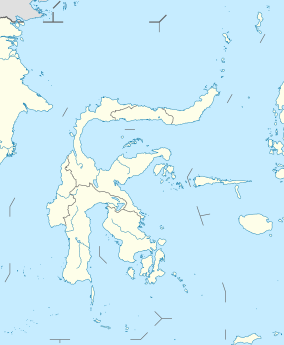 Map showing the location of Taman Nasional Taka Bonératé