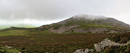 Inside the Celtic Iron Age hillfort of Tre'r Ceiri, Gwynedd Wales, with its 150 houses; finest in Europe 09.jpg