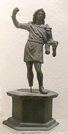 Bronze statuette of Intarabus from Foy-Noville, now at the Musee archeologique d'Arlon. Intarabus Arlon musee836.jpg