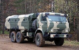 <span class="mw-page-title-main">KamAZ-5350</span> Russian military truck