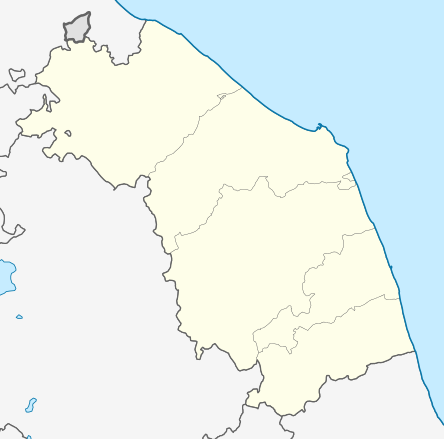 Location map Италэ Марке