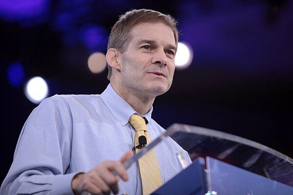 Jordan speaking at the 2016 Conservative Political Action Conference.