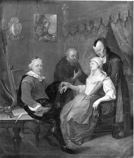 File:Johann Friedrich Gerard - Kranke Frau mit Dienerin - 5698 - Bavarian State Painting Collections.jpg