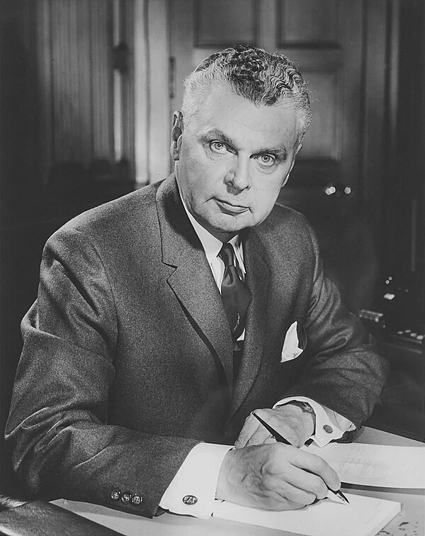 Progressive Conservative Prime Minister John Diefenbaker who served from 1957 to 1963.