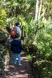 Jules and Gabriel at António Borges Botanical Garden, Ponta Delgada, São Miguel Island, Azores, Portugal