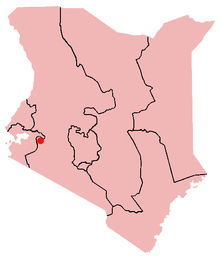 Location of Kericho, Kenya KE-Kericho.png