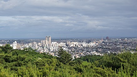 Kanazawa view from Utatsuyama Park