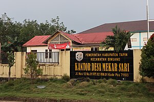 Kantor kepala desa Mekar Sari