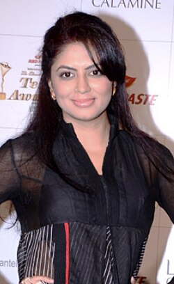 Kavita Kaushik at Indian Telly Awards 2012 (cropped).jpg