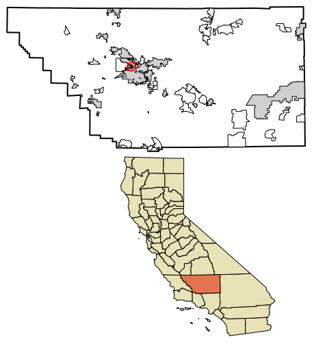 File:Kern County California Incorporated and Unincorporated areas Greenacres Highlighted 0630938.svg
